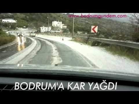 Bodrum’a Kar Yağdı…