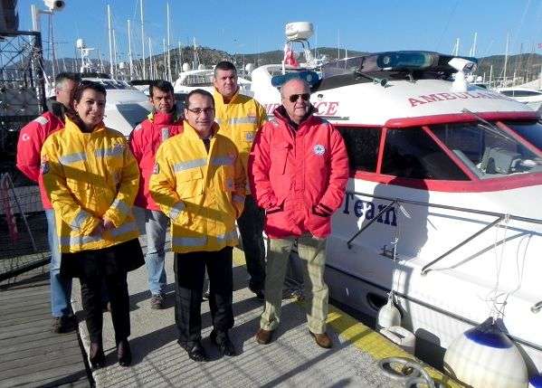 İl Sağlık Müdürü?nden Bodrum Deniz Kurtarma?ya Ziyaret.