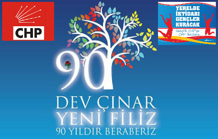 CHP Bodrum Gençlik Örgütünde 90. Yıl Coşkusu