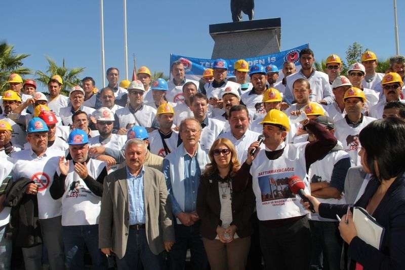 İşçiler Özel?LEŞ?tirmelere Karşı Ankara Yollarında