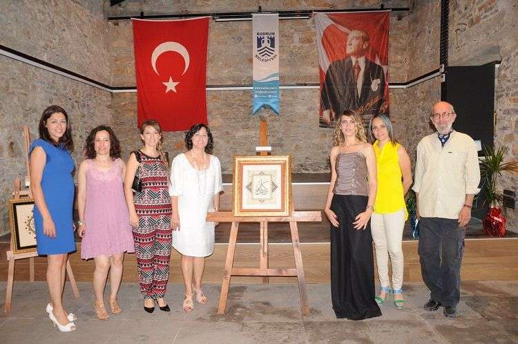 Bodrum Halk Eğitim Merkezi ve A.S.O. Yıl Sonu Sergisi Açıldı