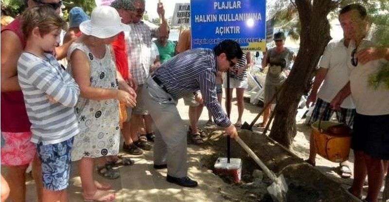 Kaymakam’da Sahillerin İşgaline Karşı