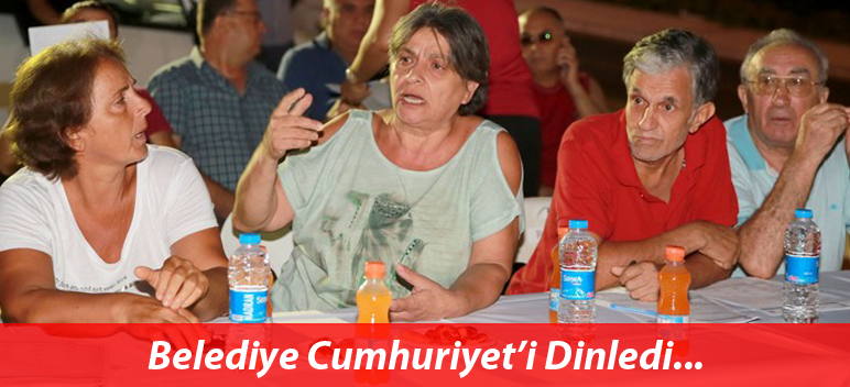 Belediye Cumhuriyet Mahallesini Dinledi