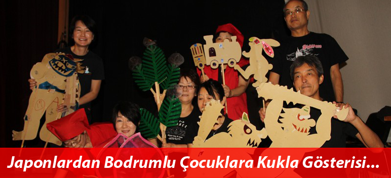 Japonlardan Bodrumlu Çocuklara Kukla Gösterisi…