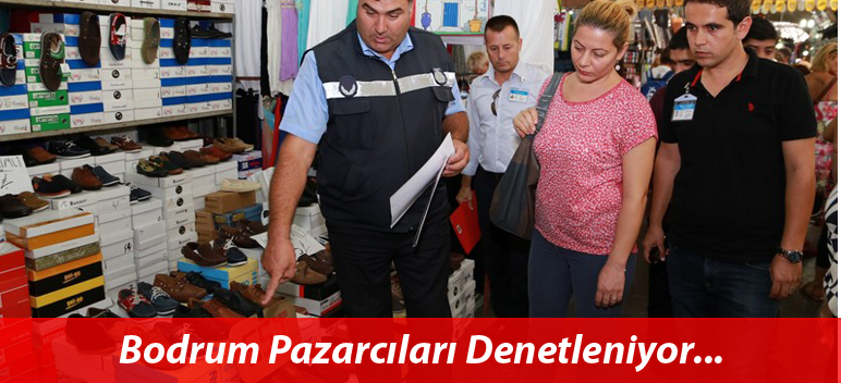 Pazar Yerlerini Denetleniyor