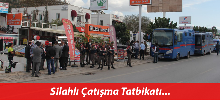Bodrum’da ki Kanlı Hesaplaşmanın Tatbikatı Yapıldı