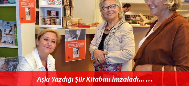 Aşkı Yazdığı Şiir Kitabını İmzaladı…
