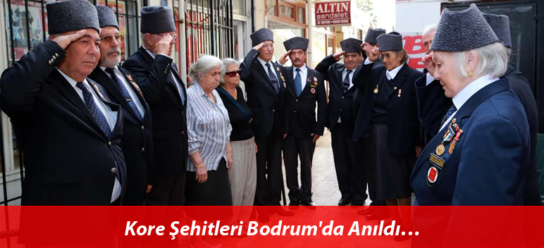 Kore Şehitleri Bodrum’da Anıldı…