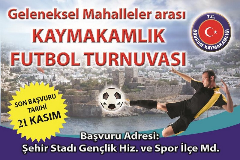 Kaymakamlık Futbol Turnuvası Başlıyor…