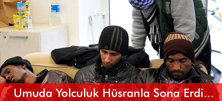 Umuda Yolculuk Tekne Karaya Oturunca Son Buldu