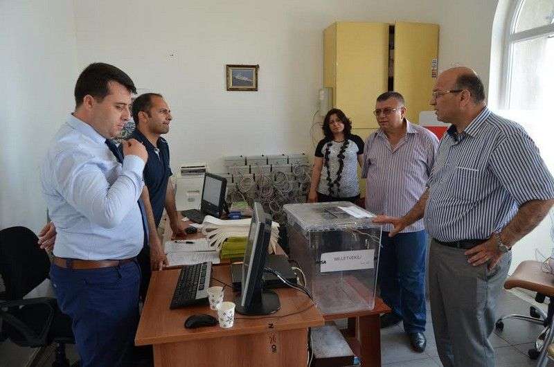 GÜMRÜK ALANLARINDA OY VERME İŞLEMİ BAŞLADI
