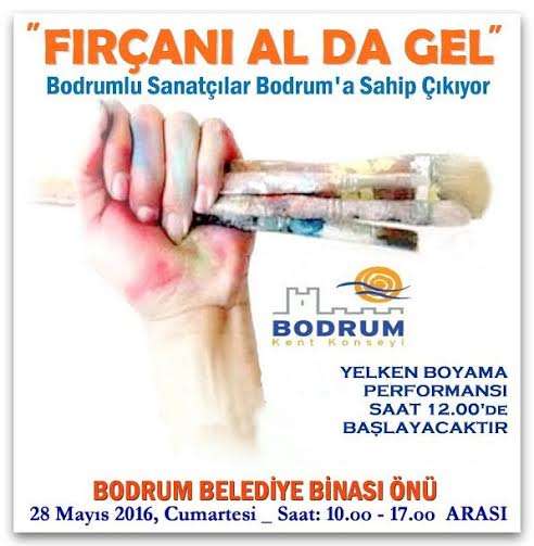 BODRUM İÇİN FIRÇANI AL DA GEL…