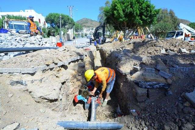 TURGUTREİS İÇME SUYU HATTI YENİLENİYOR…