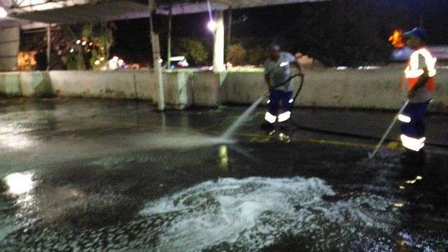 BODRUM PAZAR YERLERİ TERTEMİZ OLDU…