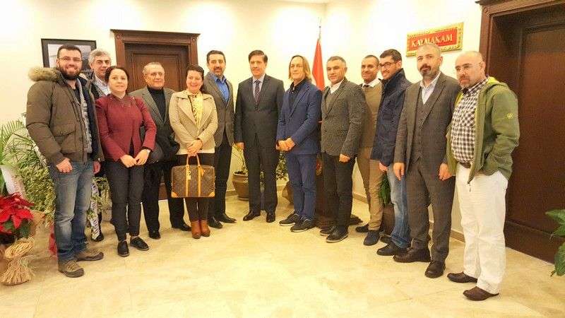 BESİAD BODRUM KAYMAKAMI BEKİR YILMAZ’I ZİYARET ETTİ…