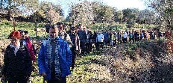 2 BİN 400 YILLIK LELEG YOLUNDA YÜRÜDÜLER…