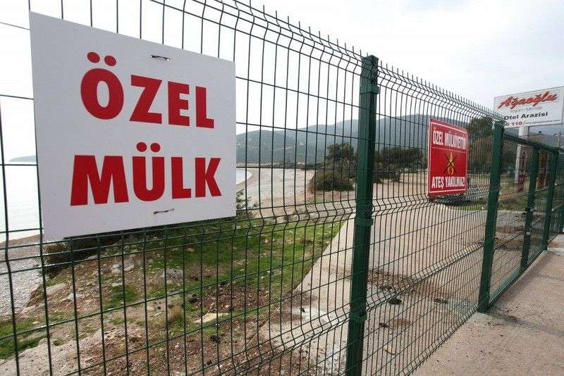BODRUMLULARIN DENİZE GİRECEK YERİ KALMADI…