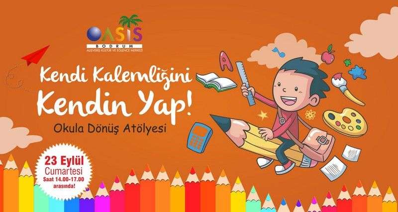OKULA DÖNÜŞ ATÖLYESİ İÇİN TÜM ÇOCUKLAR OASİS’TE…
