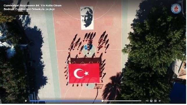 BODRUM’DAKİ BU OKUL ADINA YAKIŞANI YAPTI….