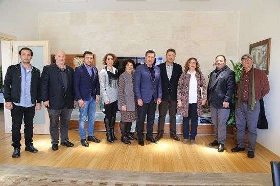 İYİ PARTİDEN BAŞKAN KOCADON’A ZİYARET…