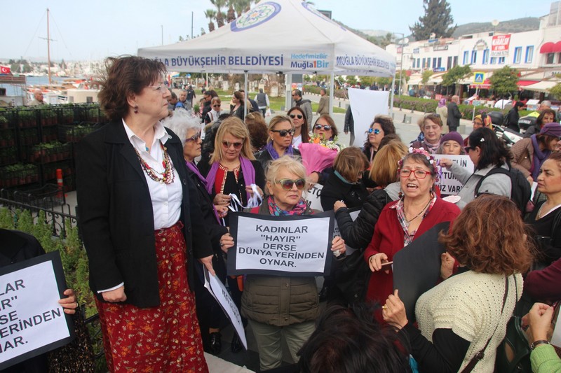 BODRUMLU KADINLAR “ARTIK SABRIMIZ KALMADI” DEDİLER…