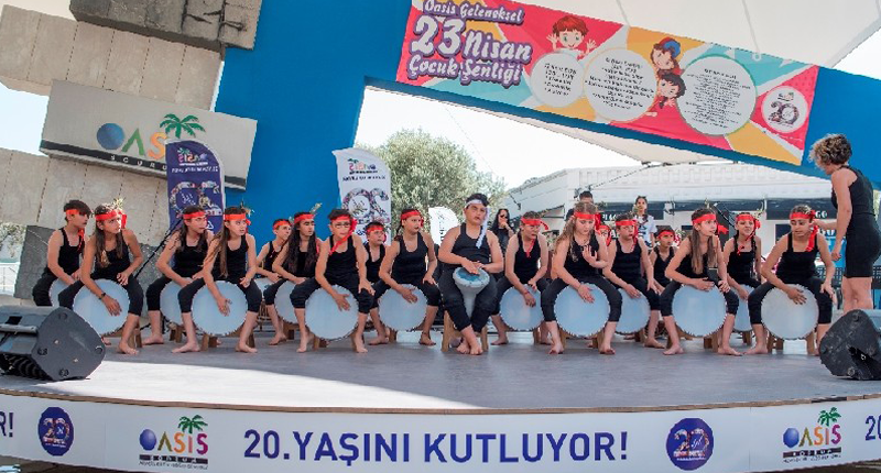 ‘23 NİSAN ULUSAL EGEMENLİK VE ÇOCUK BAYRAMI OASİS’TE COŞKUYLA KUTLANDI!