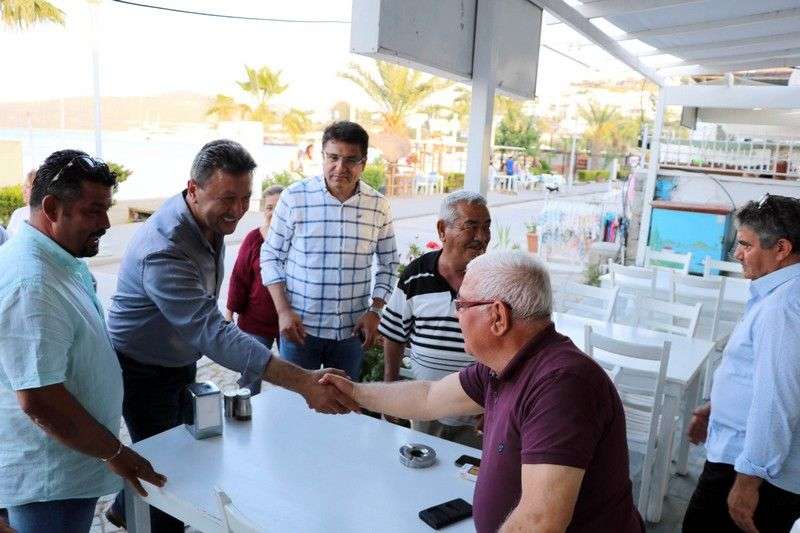 İYİ PARTİ BODRUM’DAN ESNAF ZİYARETİ…