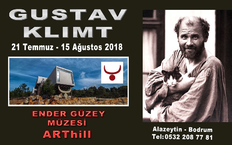 GUSTAV KLİMT  100. YILINDA BODRUM ENDER GÜZEY MÜZESİ ARThill’DE ANILDI…