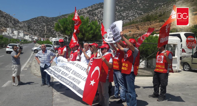 BODRUM TÜVTÜRK İŞÇİLERİ DİRENİYOR…