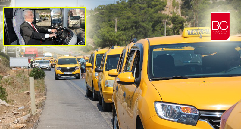 MUĞLA’DA AZALAN TAKSİMETRE ÜCRETİ…