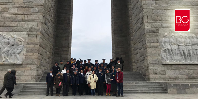 Bodrumlu Gaziler Çanakkale’de…