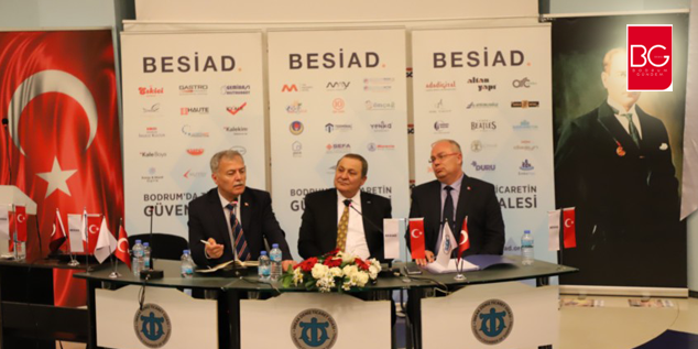 AK Parti Muğla Büyükşehir Belediye Başkan adayı ve Bodrum Belediye Başkan Adayı BESİAD’a konuk Oldu…