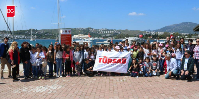 TURSAB Bodrum BTK, Minik Turistlerini Gezdirdi