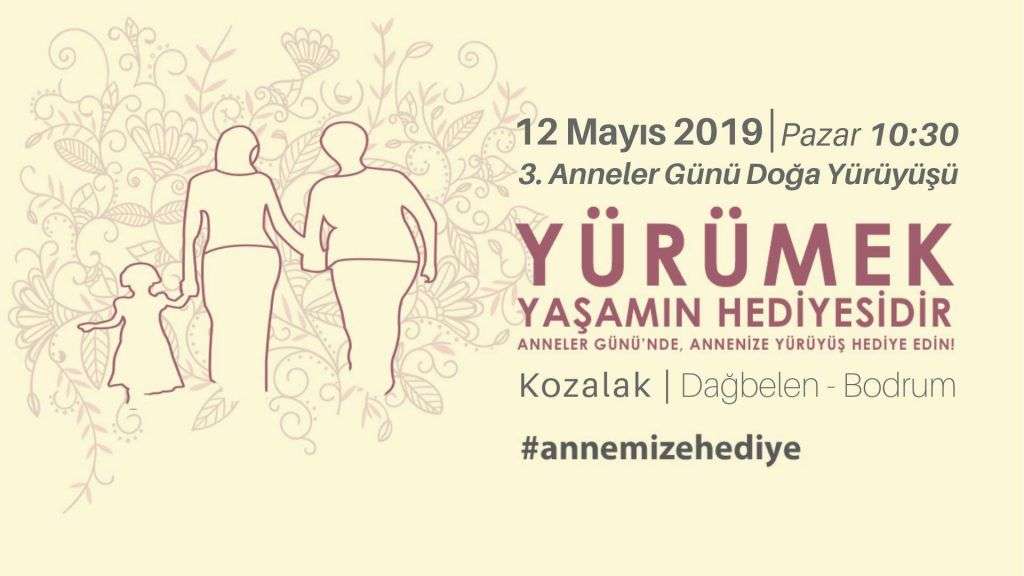 3.Anneler Günü Doğa Yürüyüşü 12 Mayıs Pazar Günü 
