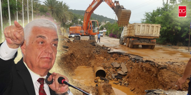 Bodrum İçme Suyu Hattı Yenilenmez ise Patlaklar Devam Edecek