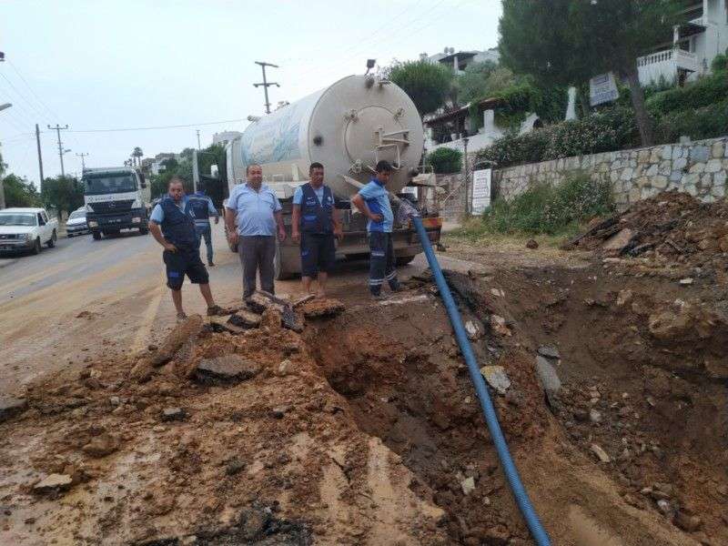 SON DAKİKA!!! Gündoğan, Göltürkbükü ve Yalıkavak Mahallelerine Su Verilemiyor