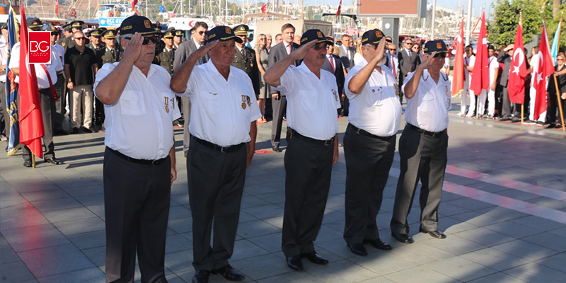 Bodrum’da Gaziler Günü Törenle Kutlandı