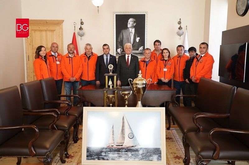 Bodrum Cup’ın Başarılı Ekibinden Başkan Gürün’e Ziyaret…