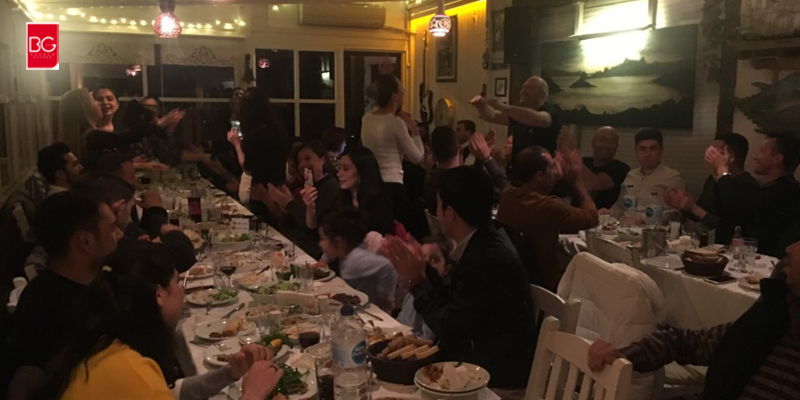 BODRİUM Otel & You Spa ve Tyro İtaliano Pizzeria Ristorante Personeli Yeni Yıl Yemeğinde Buluştu