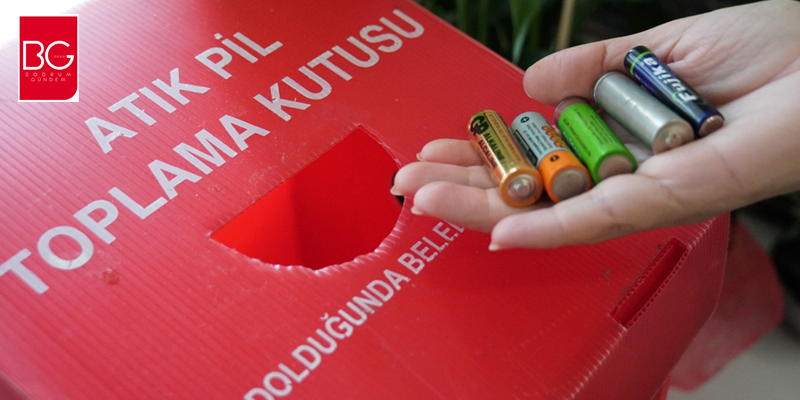 Bodrum’da Okullar ‘Ödüllü Atık Pil Toplama Kampanyası’nda Yarışacak