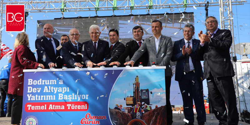 Muğla Büyükşehirden Bodrum’a Dev Alt Yapı Yatırımı (Video Haber)
