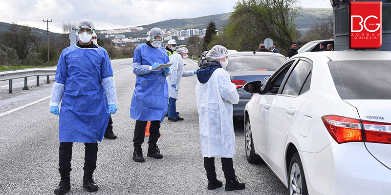 Muğla’ya Giriş ve Çıkışlarda Koronavirüs Tedbirleri Arttırıldı
