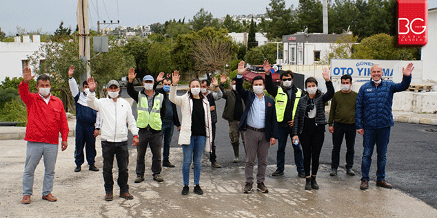 Fen İşleri Ekipleri Tam Kadro Bitez Mesaisinde