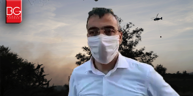 Milas Kaymakamı Eren Arslan Karaova’da ki Yangınla İlgili Açıklamalarda Bulundu