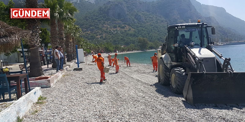 Milas Sahilleri Sezona Hazırlanıyor