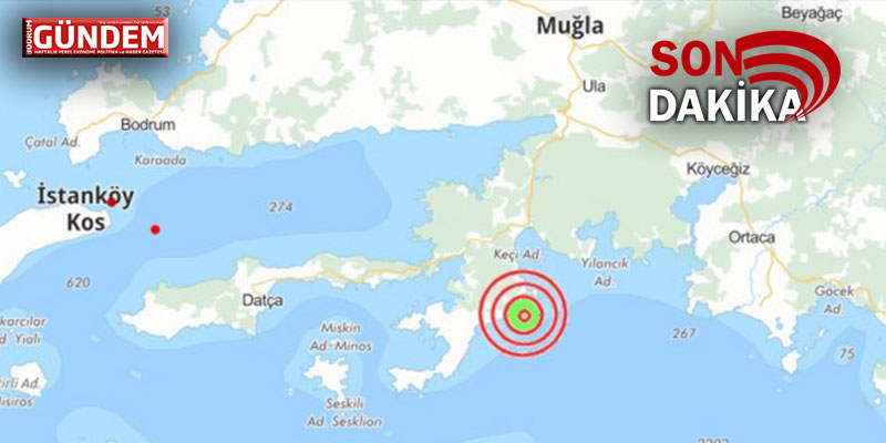 5,4 Büyüklüğünde Deprem