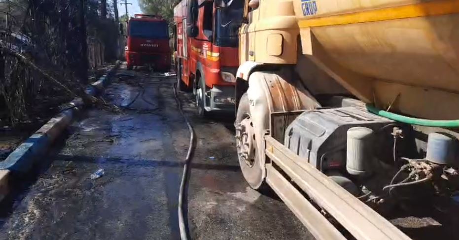 Ortakent’te Yangın, Kocadonlar ait Müskebi Clup ve Ayana Restoran yanmaktan son anda kurtuldu