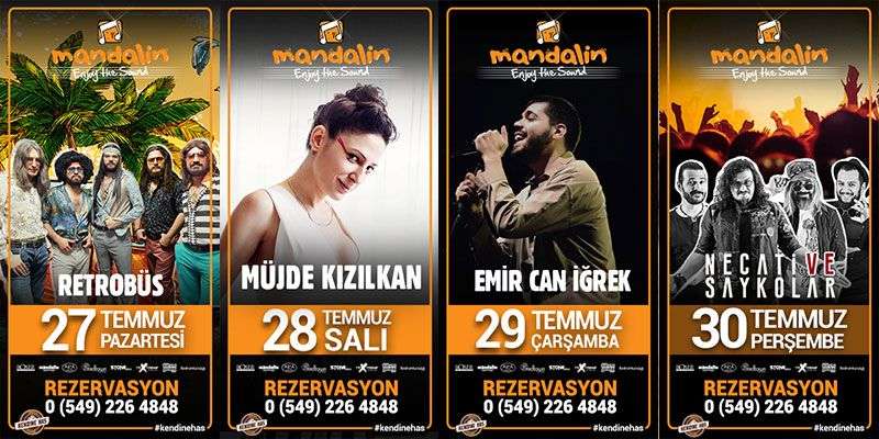 MANDALİN SAHNESİ’nde Bu Hafta