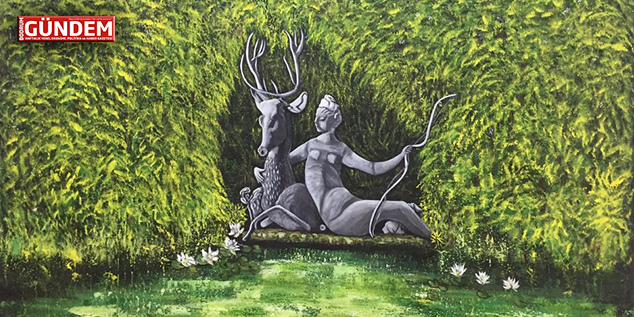 Ressam Esra Yaman’ın “Geçmiş Bugünde Bugün Geçmişte” Resim Sergisi açılıyor