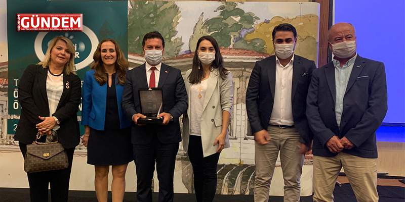 Bodrum Kent Müzesi’nin Ödülünü Başkan Aras Aldı